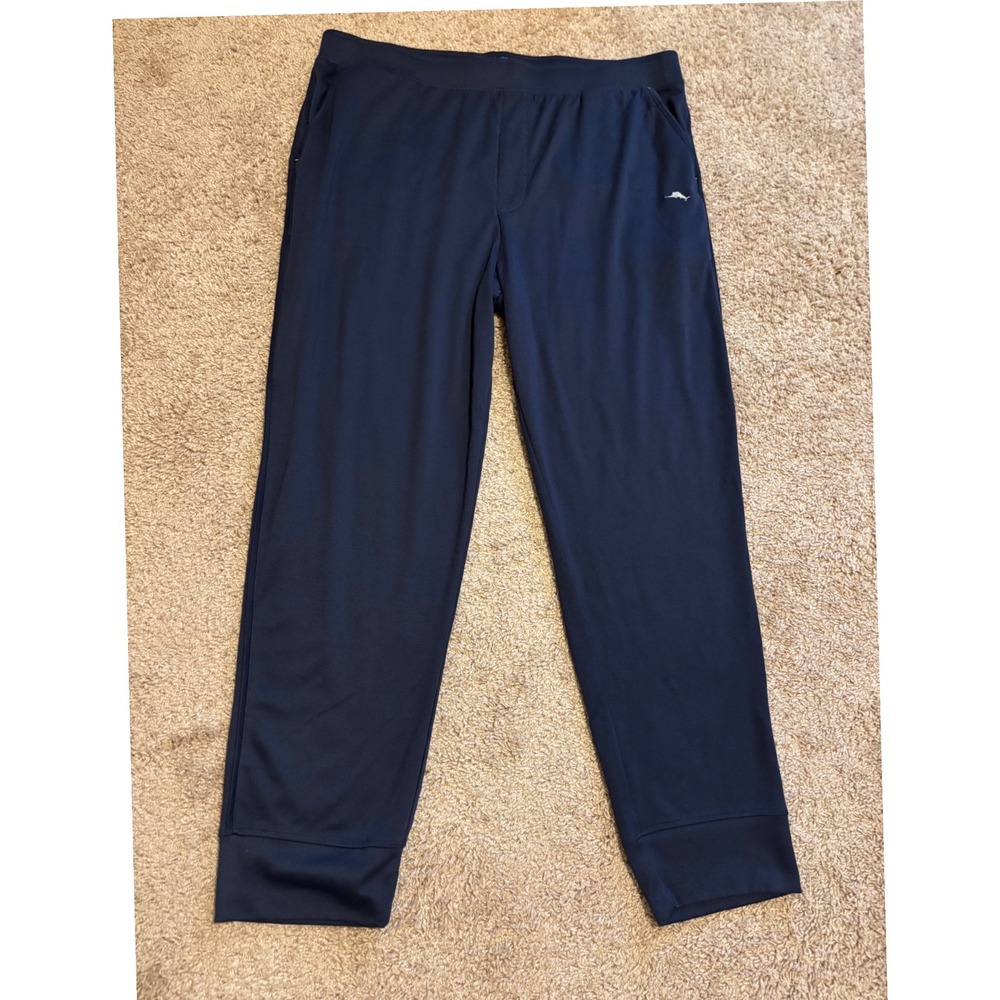 Tommy Bahama Mens Lounge Pants Navy Blue Marlin Logo XL Sleepwear Pajamas